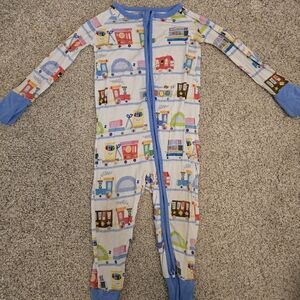 Little Sleepies Train Adventure Kids Footie